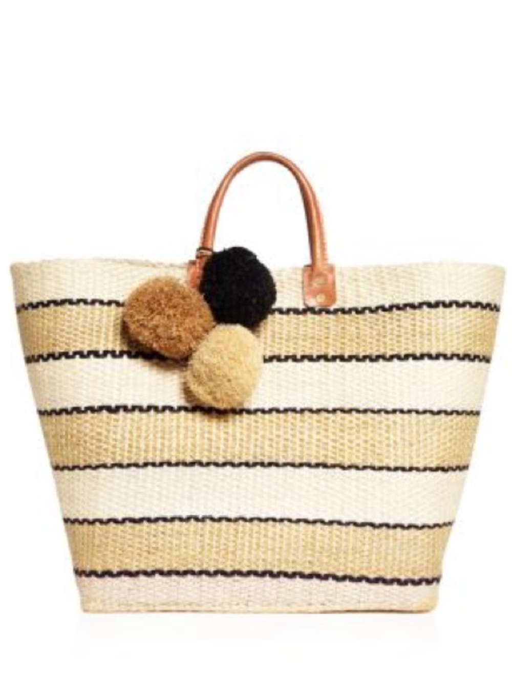 New Mar y Sol Capri woven tote beach market classy bag